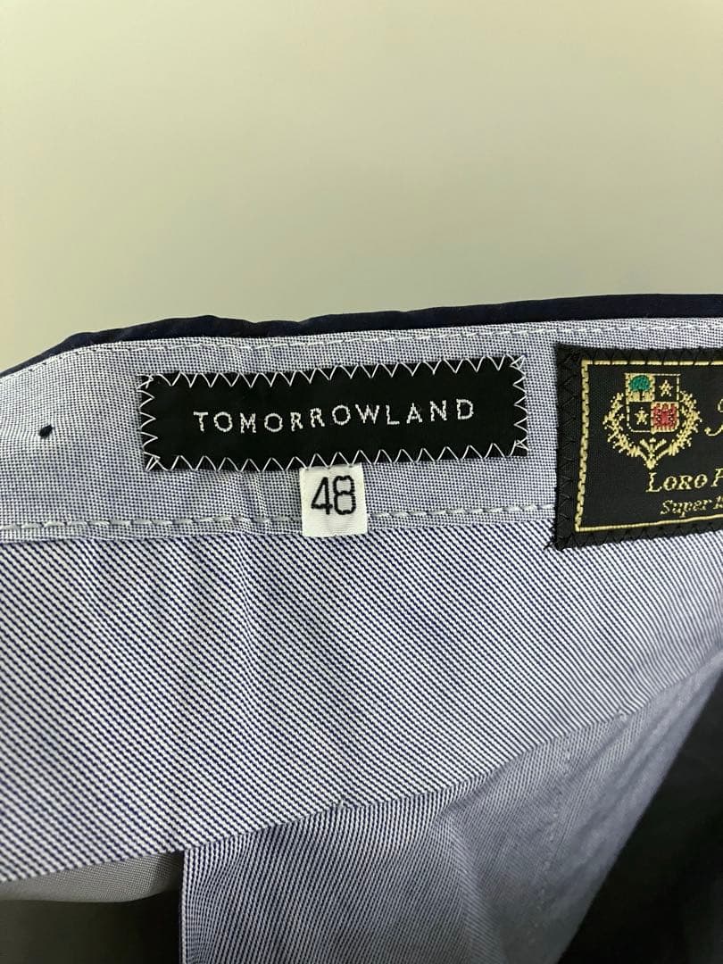 〓TOMORROWLAND〓 Super150's ロロピアーナ生地 スラックス