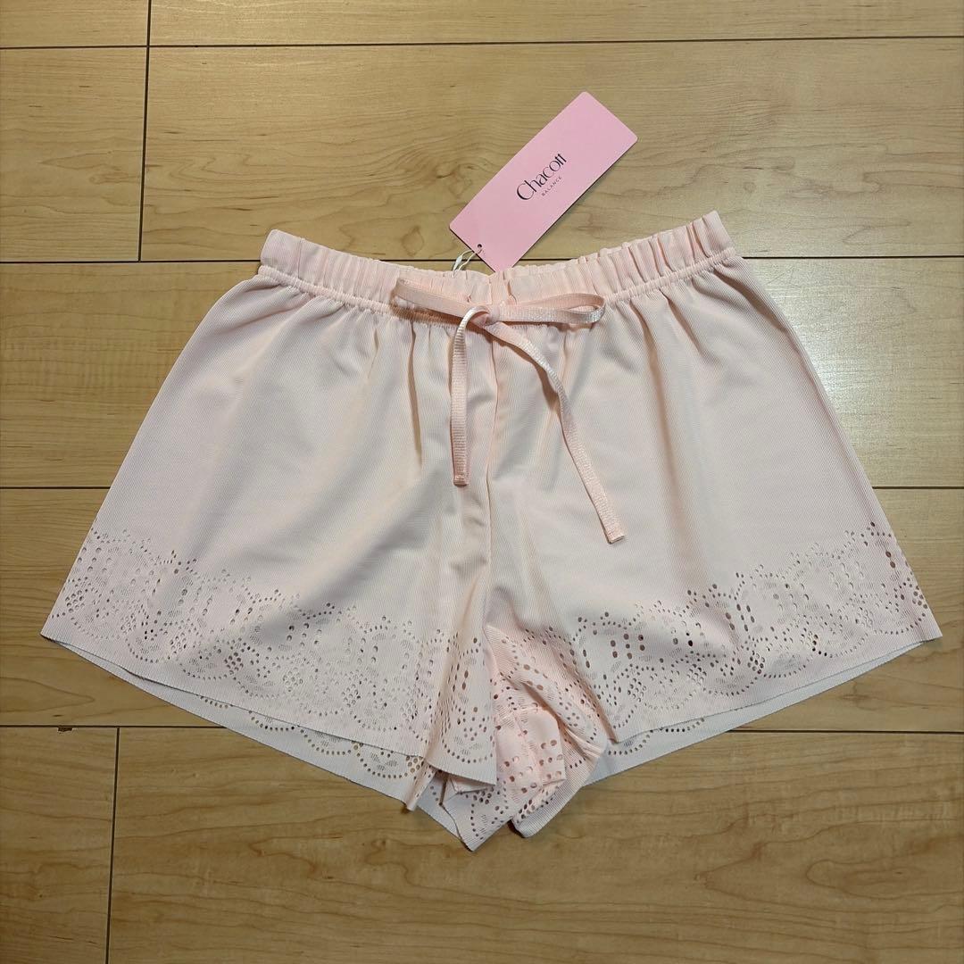 新品Chacott ノーソーイングニット ショートパンツ サイズM