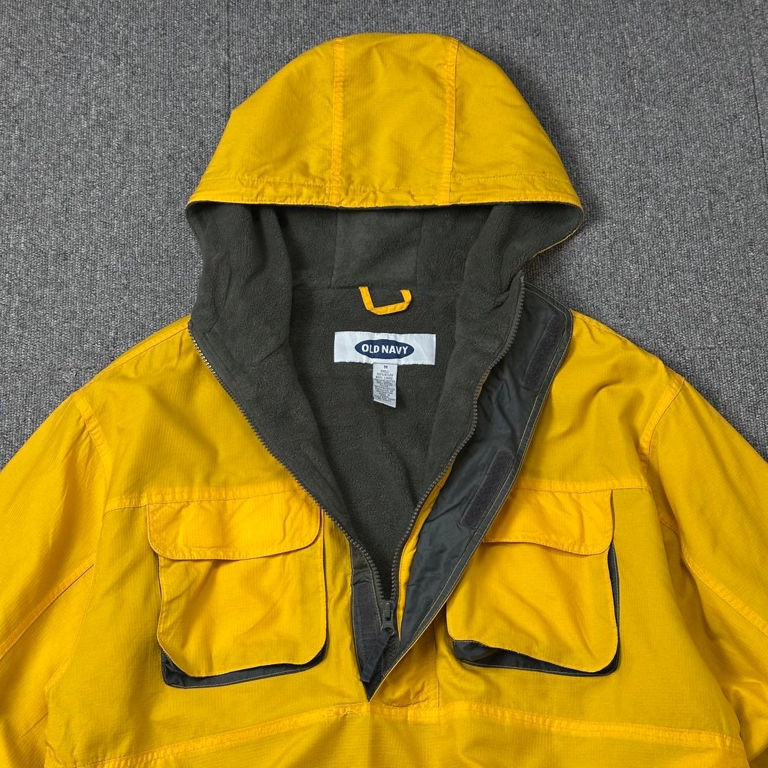 00s OLD NAVY アノラックパーカー 裏地フリース オールドネイビー