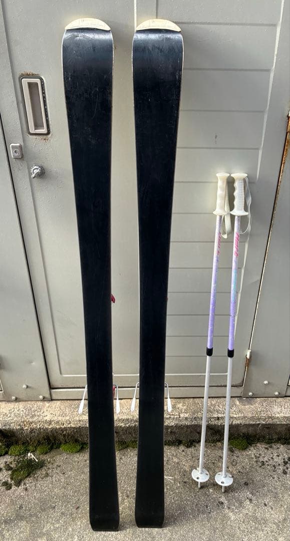 130 スキー板　3点セット　中古　傷あり