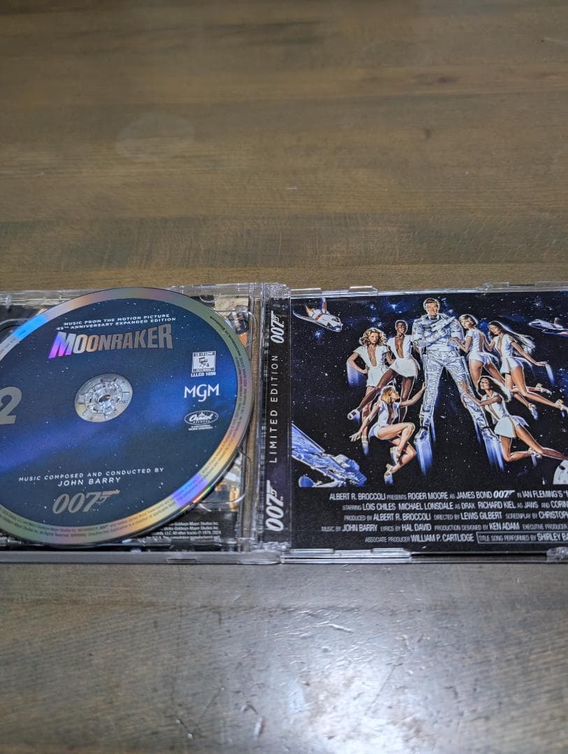 「007ムーンレイカー」オリジナルサウンドトラック 限定版 CD