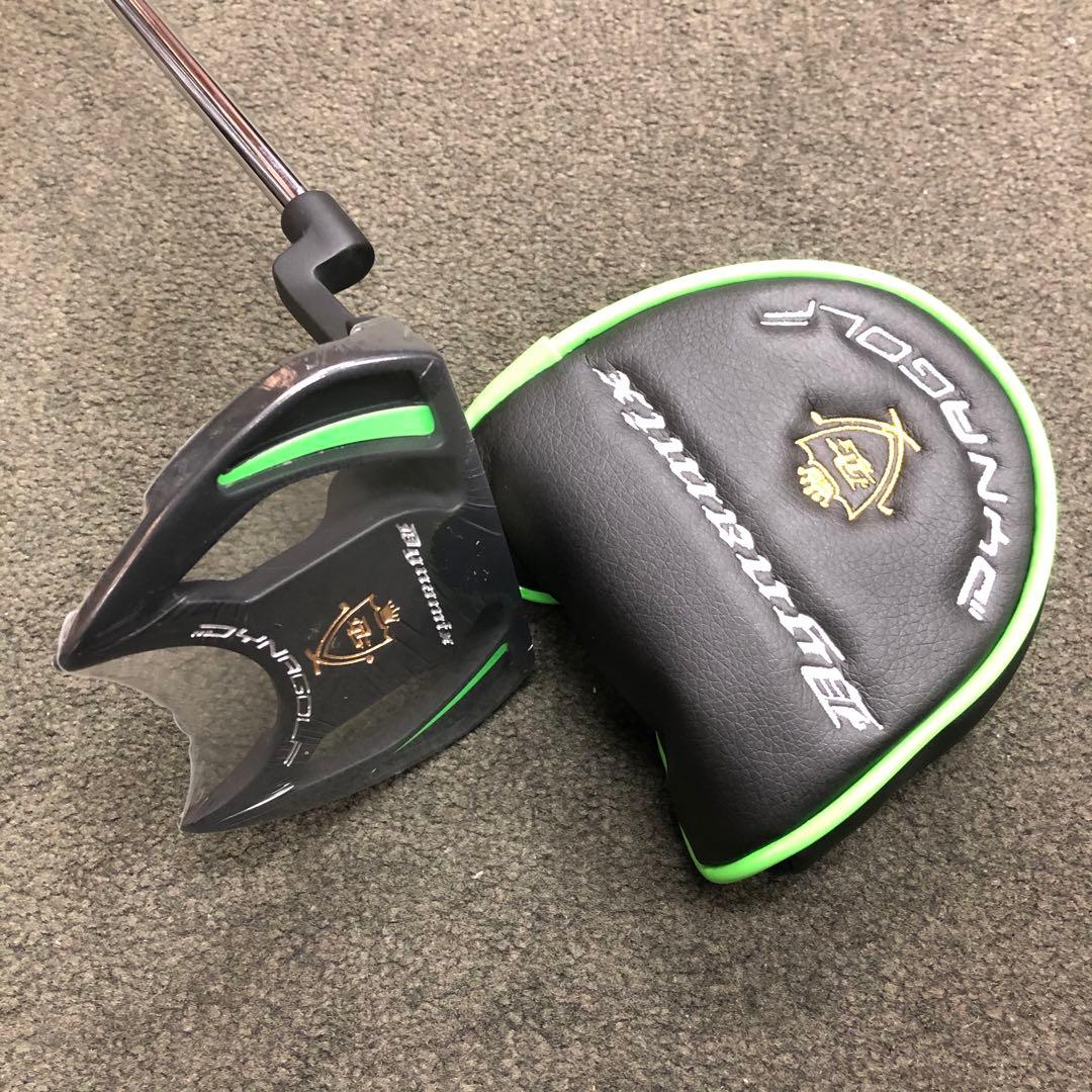 【左】★極太グリップと大型ヘッドの安定感抜群のダイナミクスパター レフティ