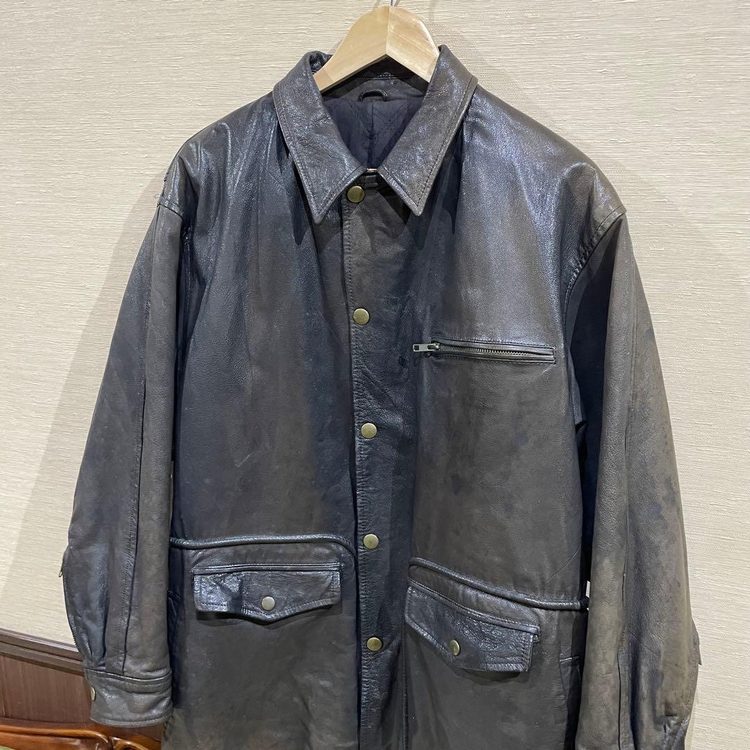 COMME des GARCONS コムデギャルソン レザージャケット ラム
