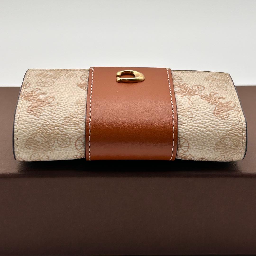 ✨極美品✨ COACH 6連 キーケース 高級レザー リング付き 【未使用級】