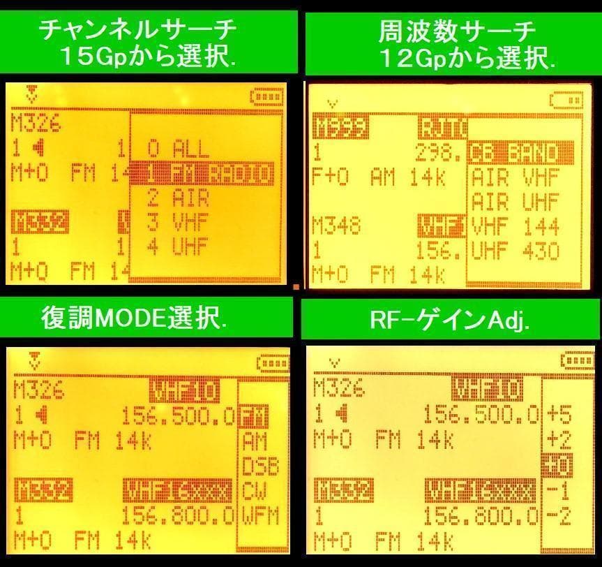 広帯域受信機　UV-K６　チャンネル増加（２９９７ｃｈ）