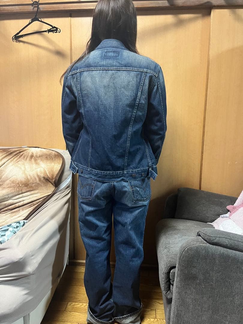 リーバイス　セットアップ　 Mサイズ インディゴ