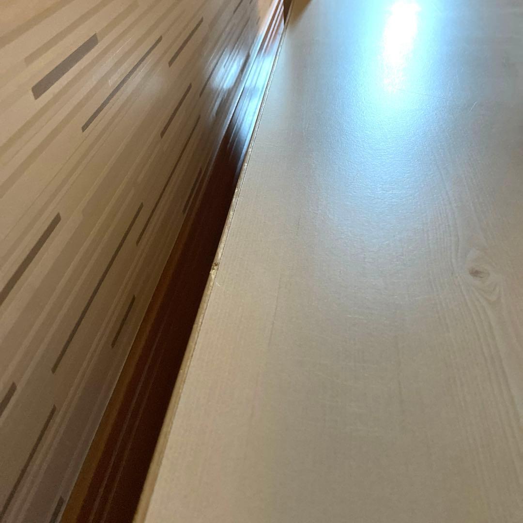 ニトリ ワークテーブル(シナモ12045WH ステン) ステンレス製カウンター