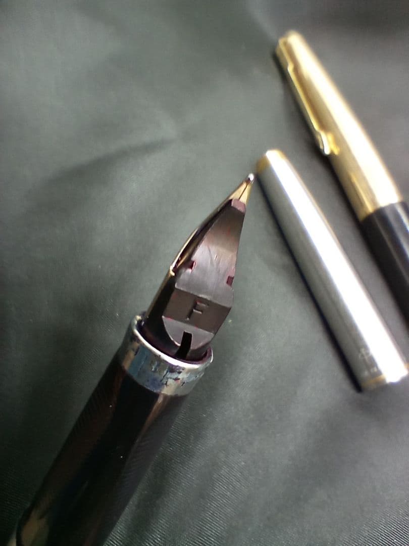 パーカー万年筆75 中古　ペン先14k　オマケ付