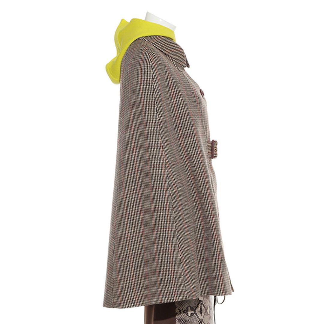 新品❗️即日発送❗️レザーパイピングケープコートLilyBrownリリーブラウン