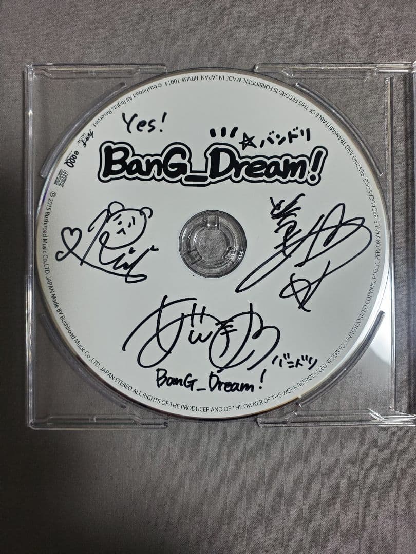 BanG_Dream! サイン入りCD 名刺付き