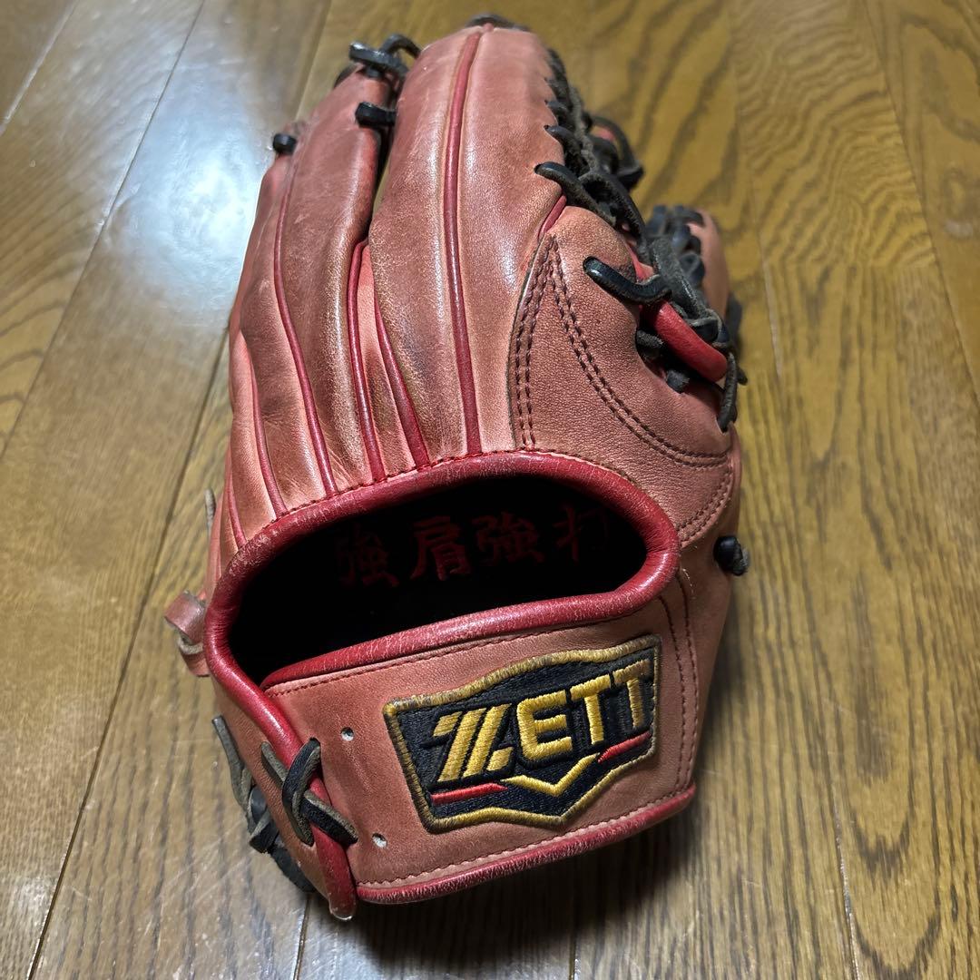 ZETT PROSTATUS 軟式グローブ 赤