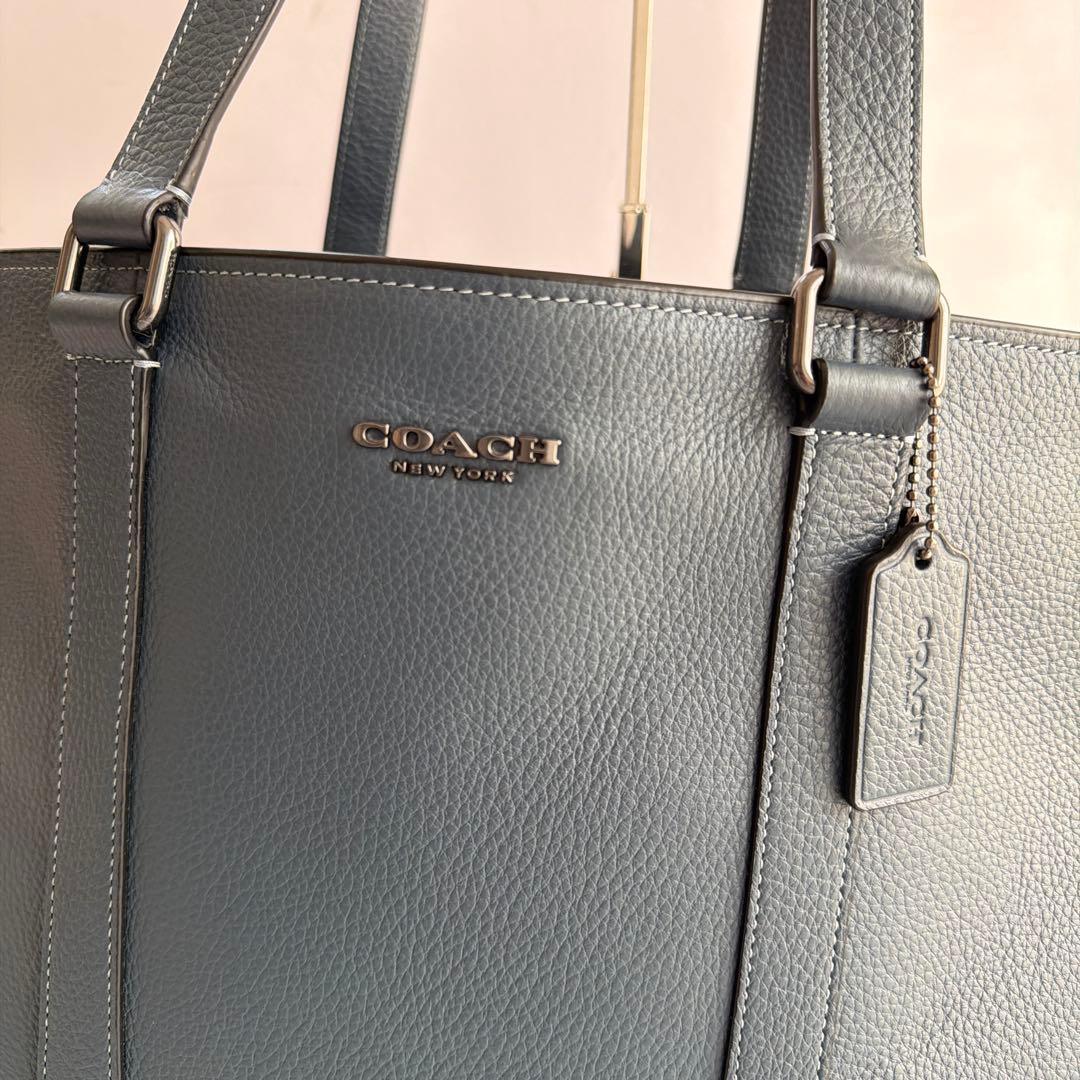 極美品 COACH ハドソン 2way トートバッグ A4 PC 収納可能