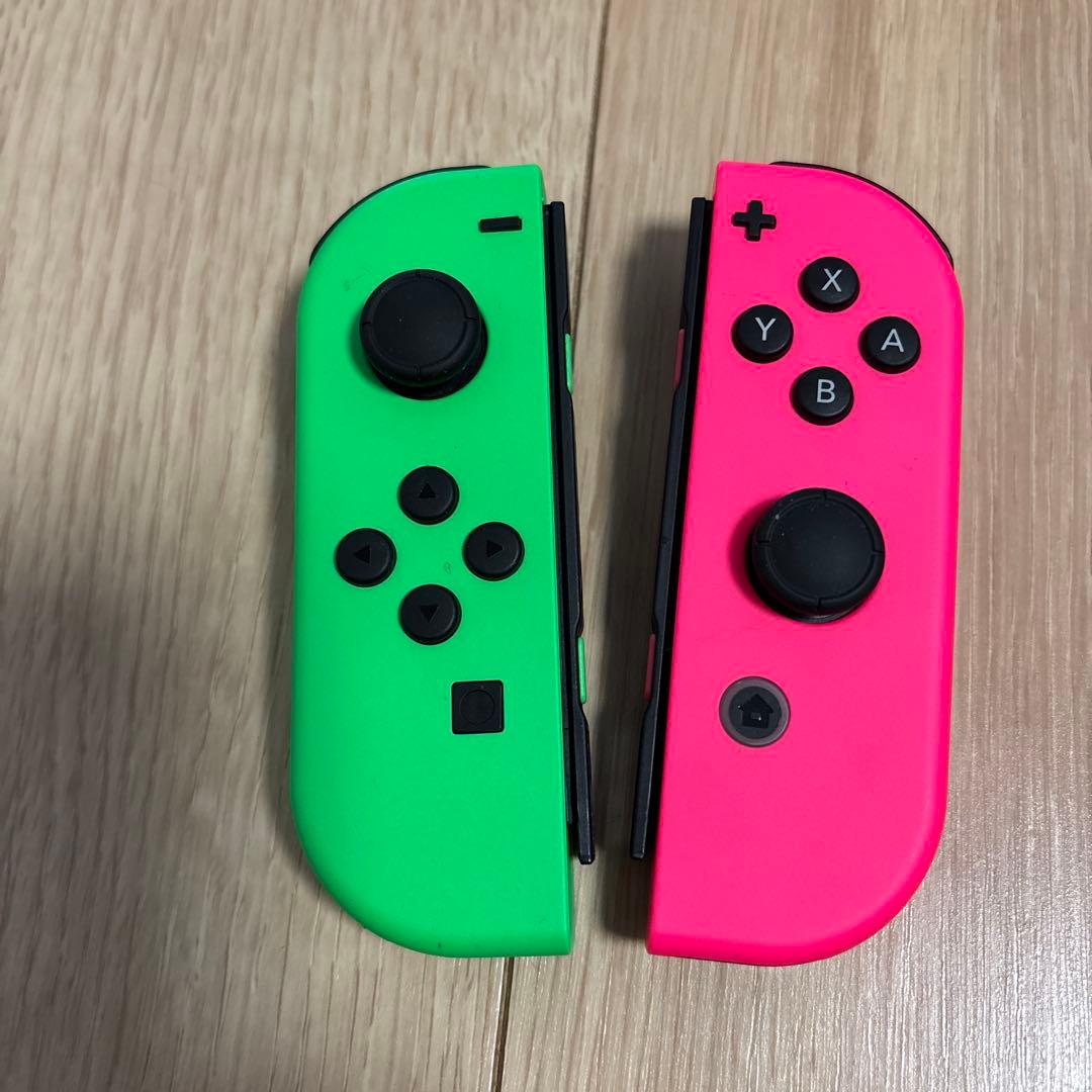 JOY-CON (L)/(R)ネオングリーン&ネオンピンク