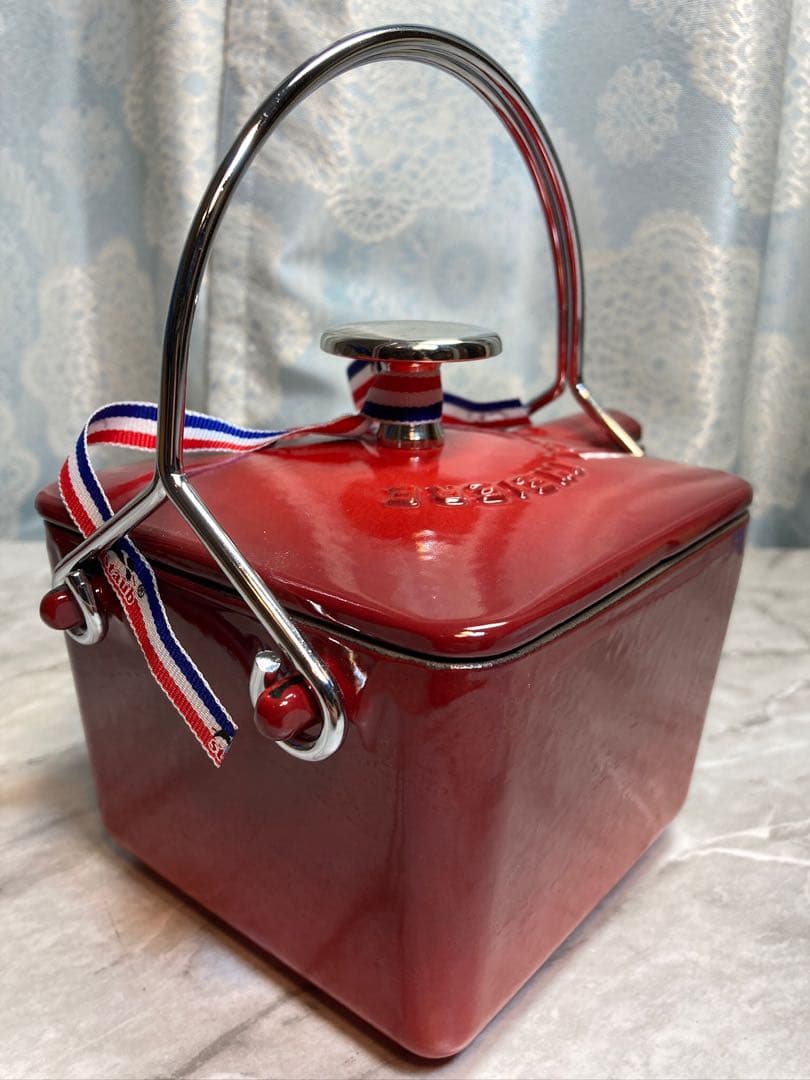 staub スクエアティーポット ストウブ　廃盤