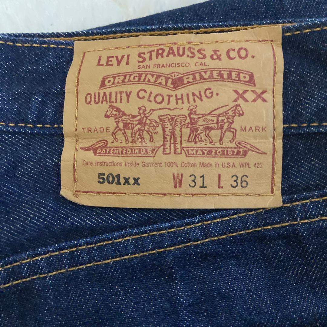 美品 2001年製 USA製 最終　リーバイス501 濃紺