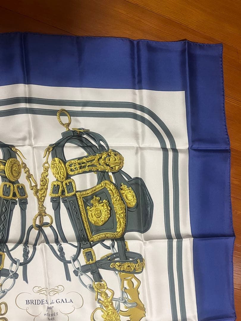 未使用HERMES エルメス スカーフ カレ90 BRIDES DE GALA