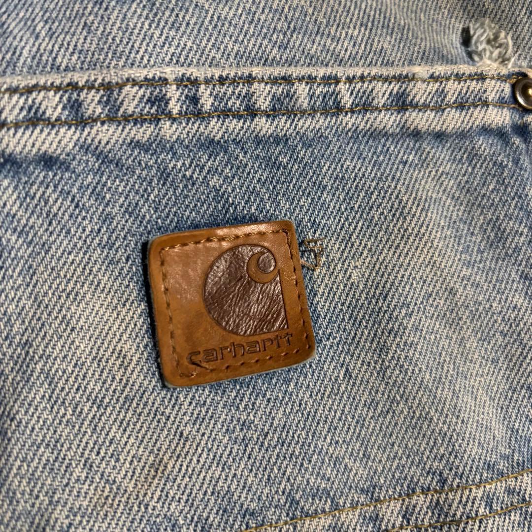 極上 カーハート carhartt ダブルニー　デニム　ペインターパンツ　襤褸