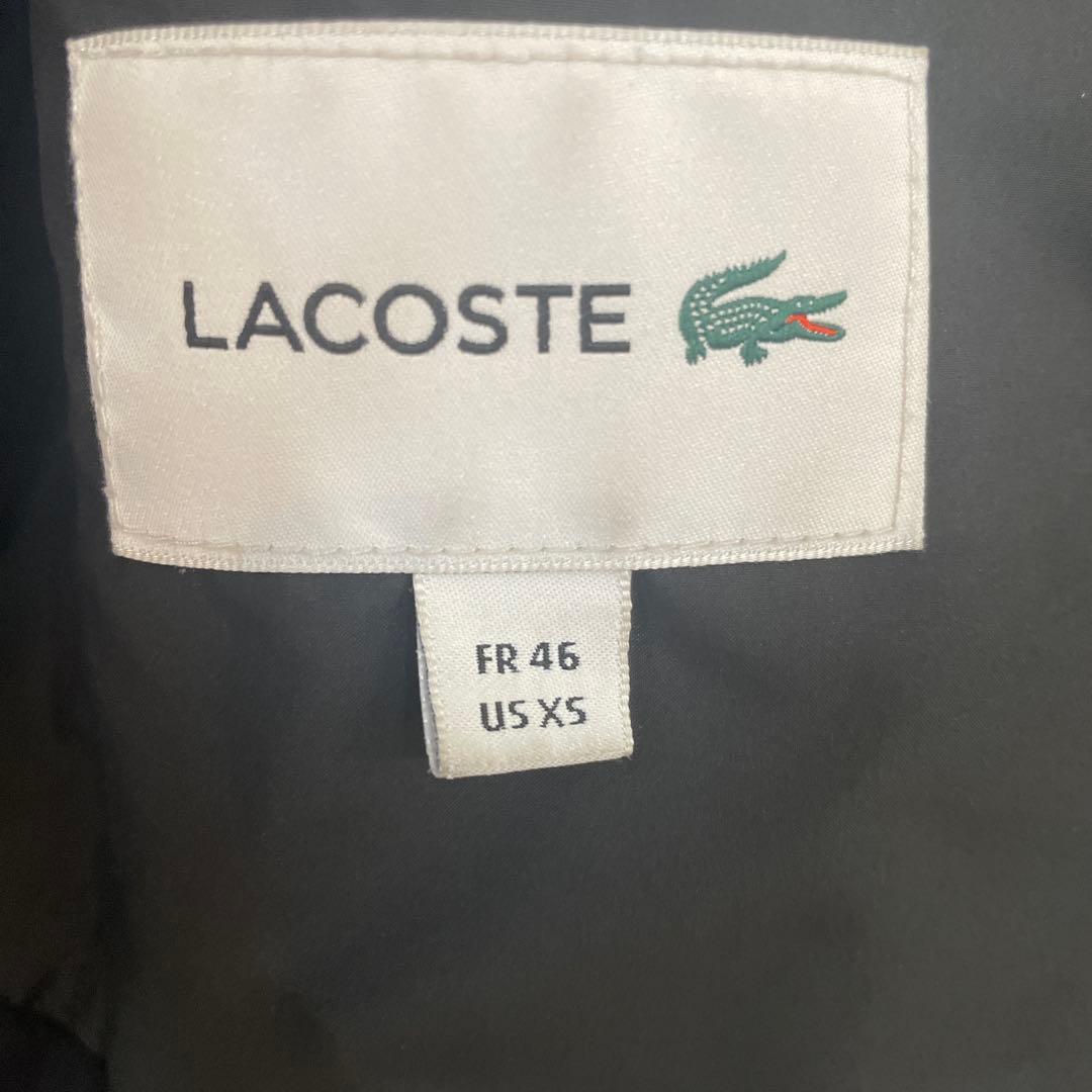LACOSTE 黒 ダウンベスト