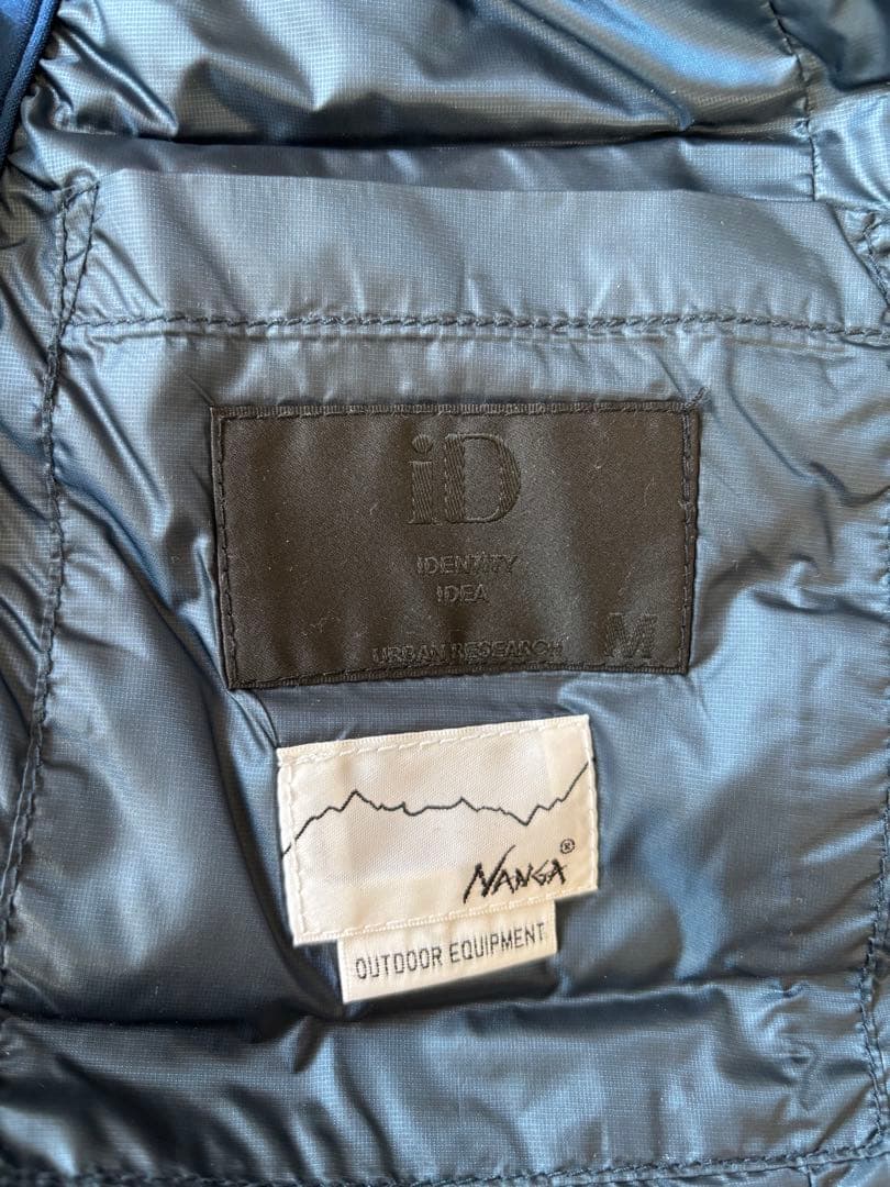 URBAN RESEARCH × NANGA インナーダウン　ダウンベスト M