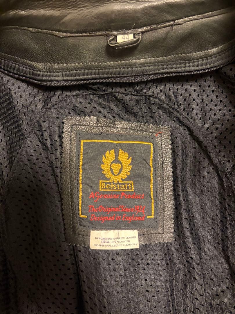 Belstaff ブラック レザージャケット