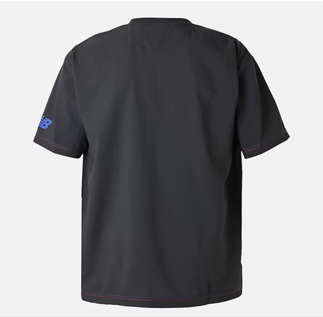 FC東京×ニューバランス2025 ブラックアウトTシャツ　ウーブンショーツ　Ｌ