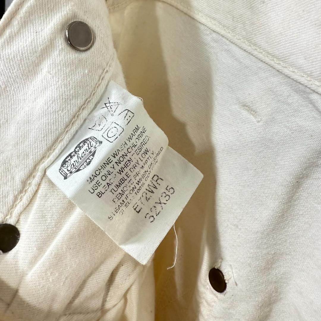 ★90s Carhartt カーハート 旧タグ ダブルニー ワークパンツ 32