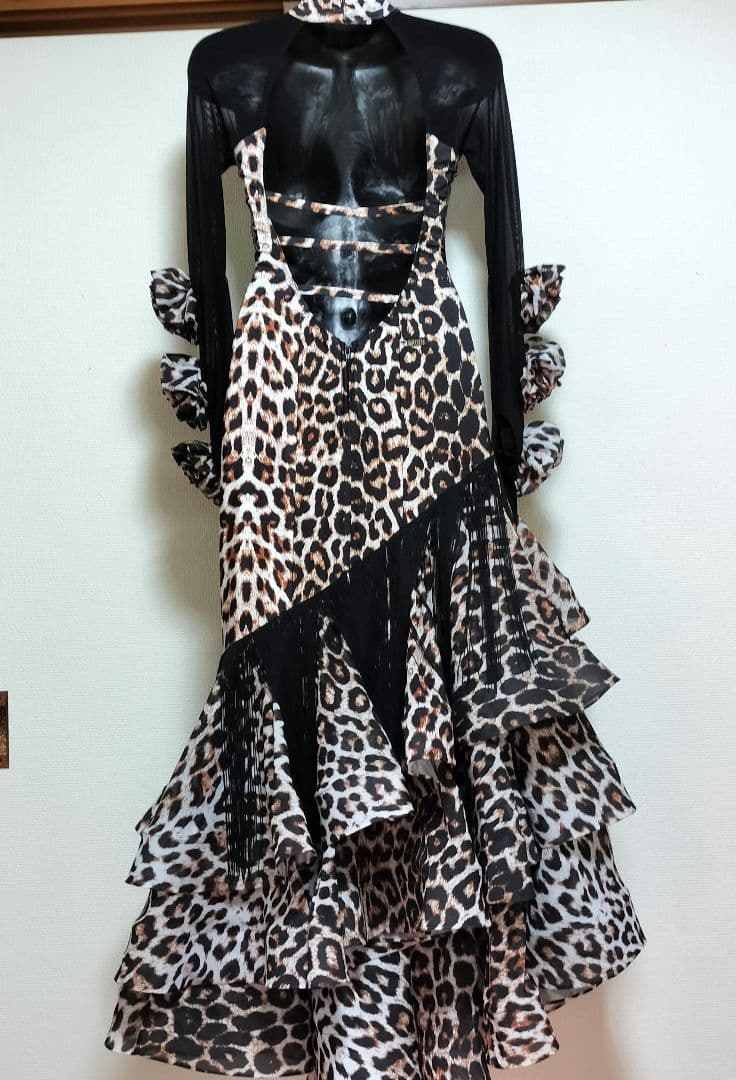 社交ダンス♡ジャンティ　モダン　スタンダード　ワンピースドレス