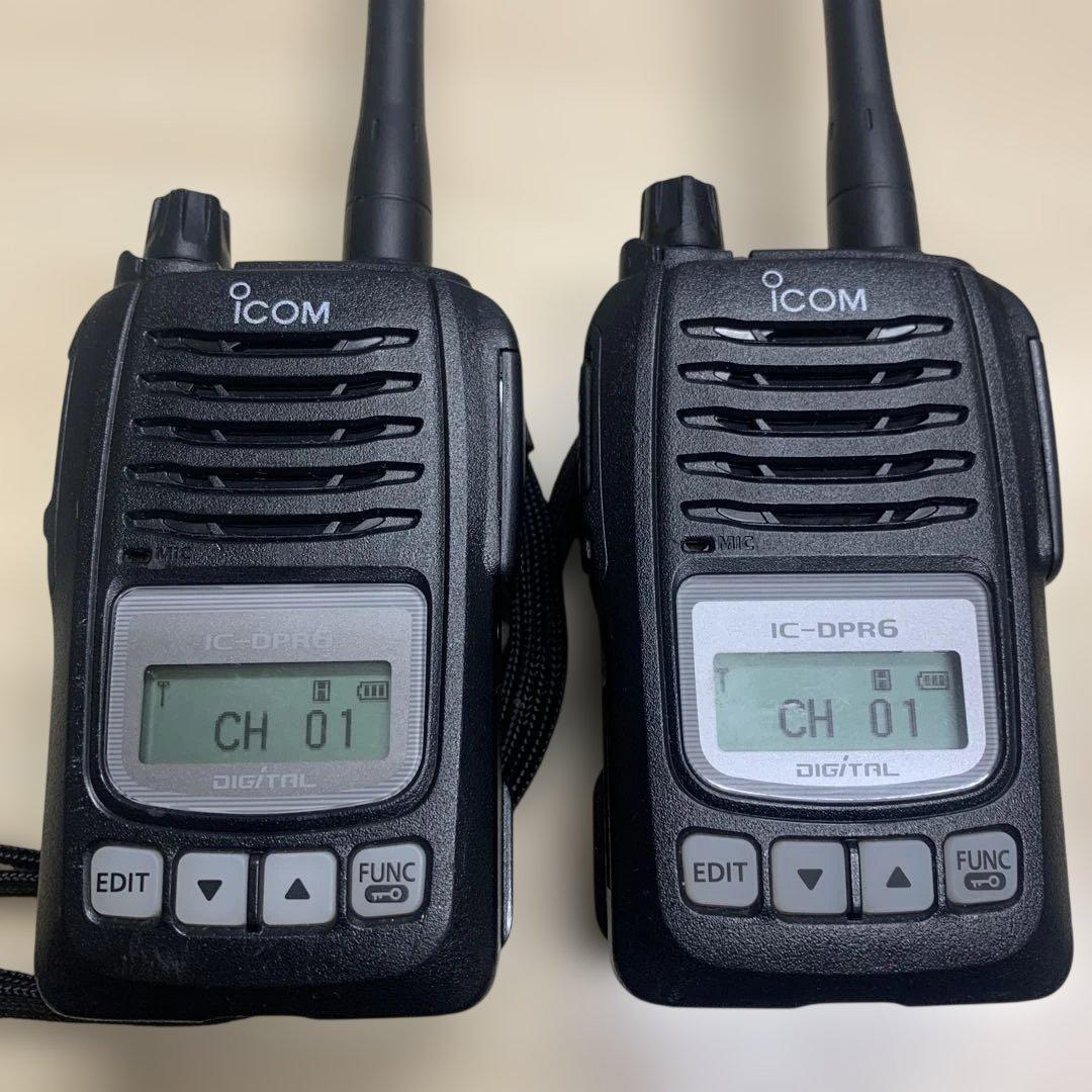 アイコム　デジタル簡易無線　登録局　DPR6 5W 2台セット