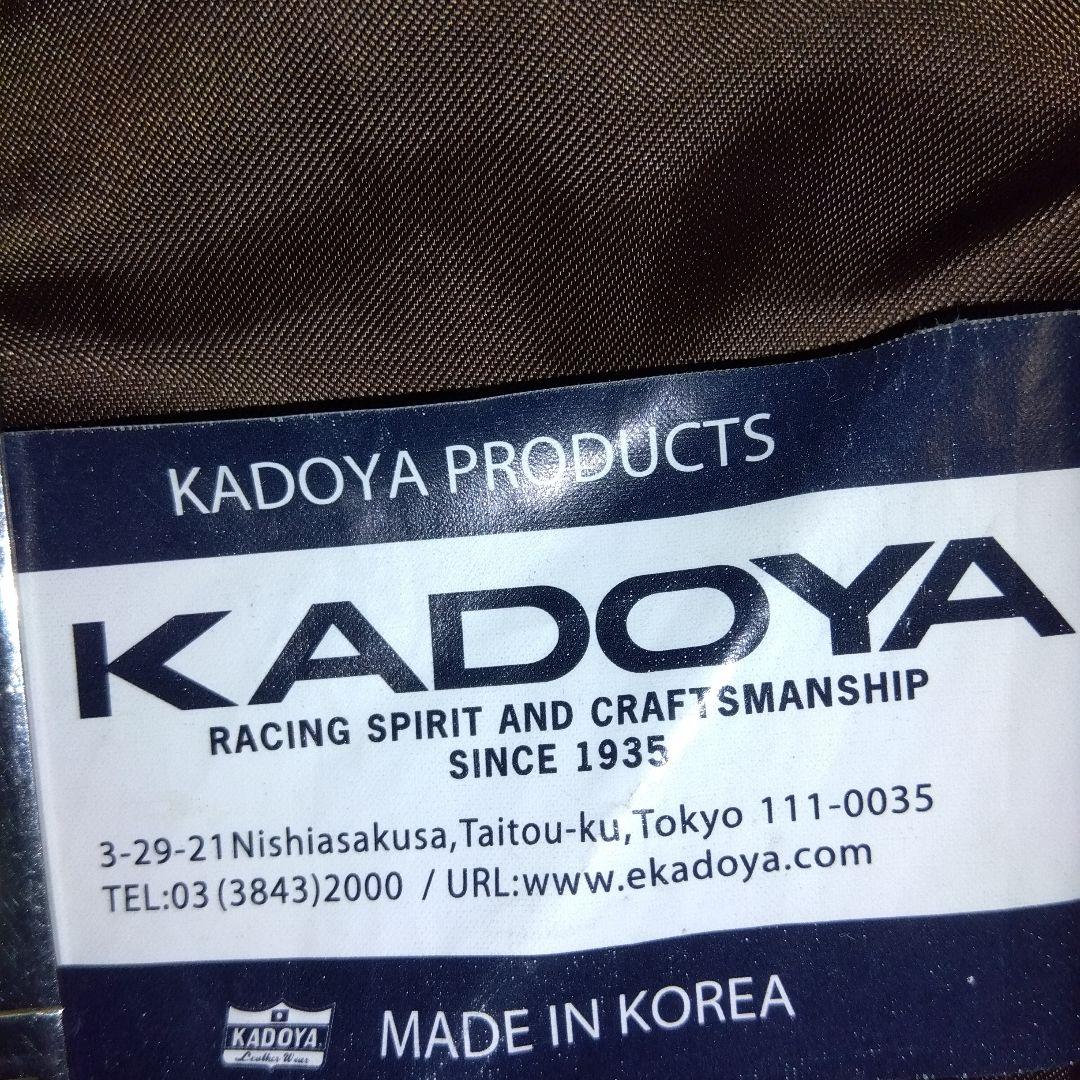ＫＡＤＯＹＡ ライダースジャケット 牛革　メンズ　3Ｌ ダークブラウン