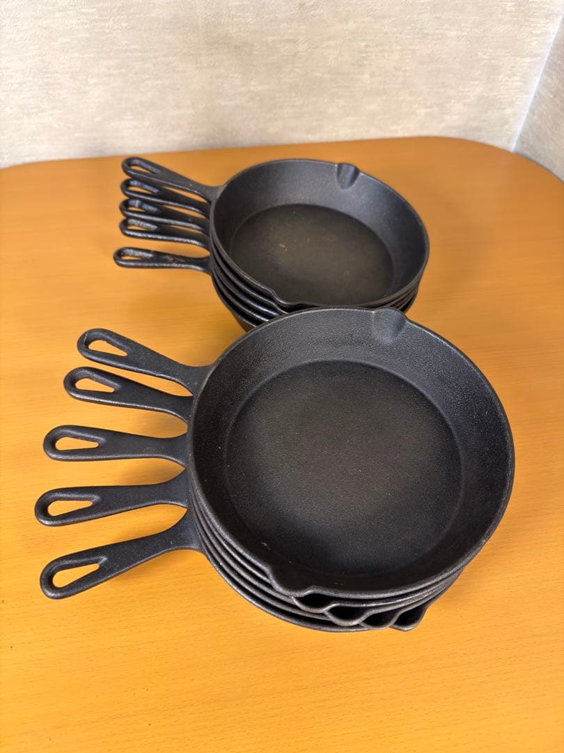 鋳鉄製スキレット 10枚セット 20cm まとめ売り