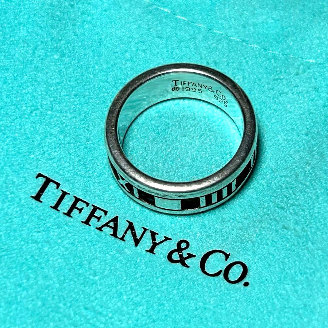 【美品】TIFFANY アトラスリング SV925 8号