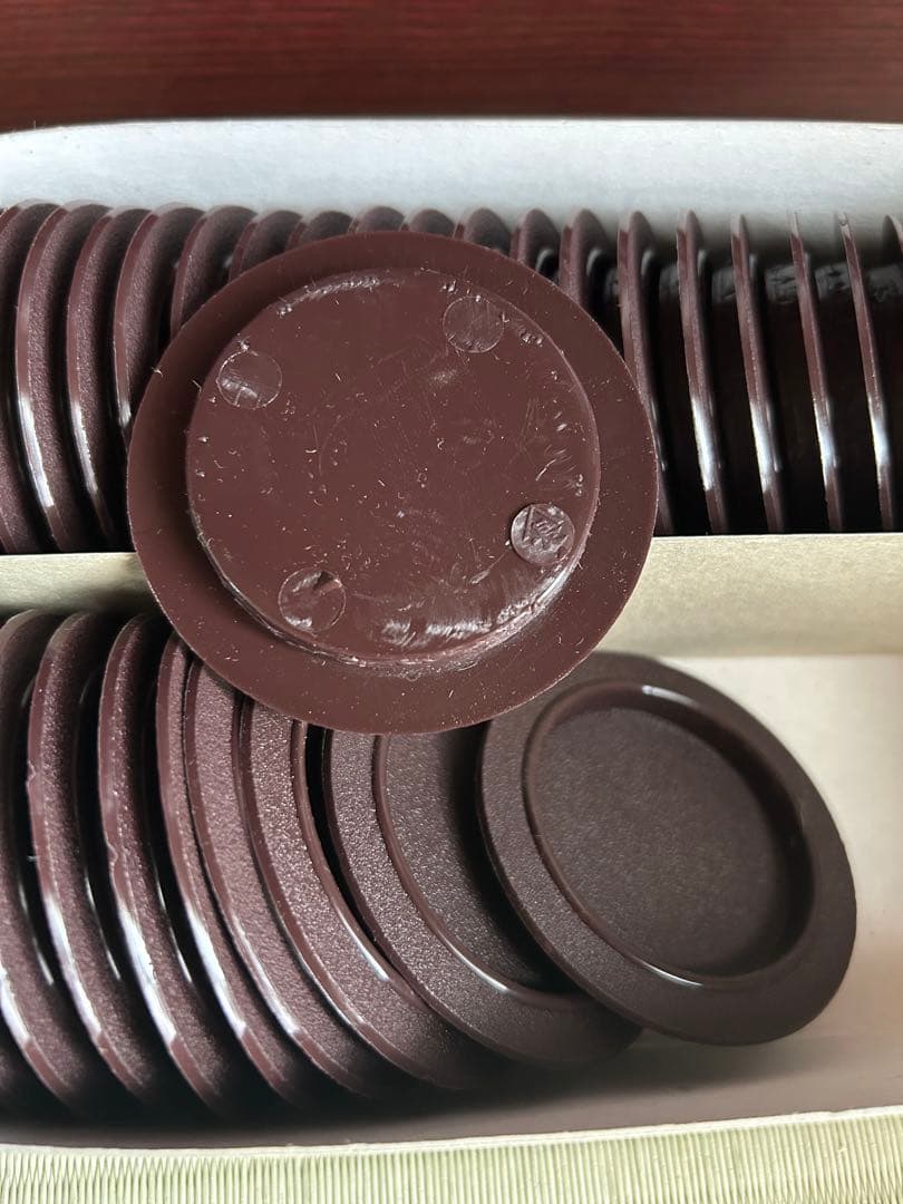 【98】【襖 引き手】ウルミ プラスチック 大35 こげ茶 蛇ノ目BIDOOR