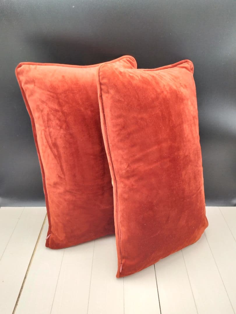 ZARA  花柄クッション 2個セット◆展示品【L-2509CU1】