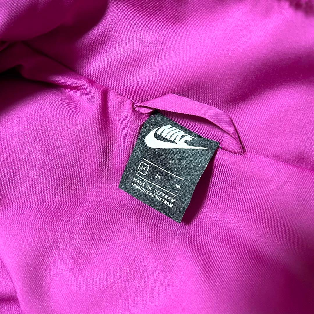 NIKE M フェイクファージャケット ピンク