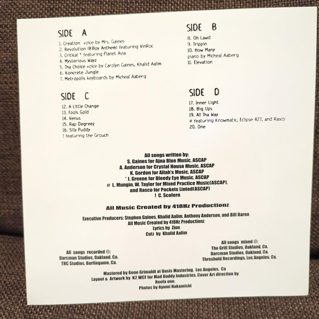 洋楽 zion i /mind over matter 2LP