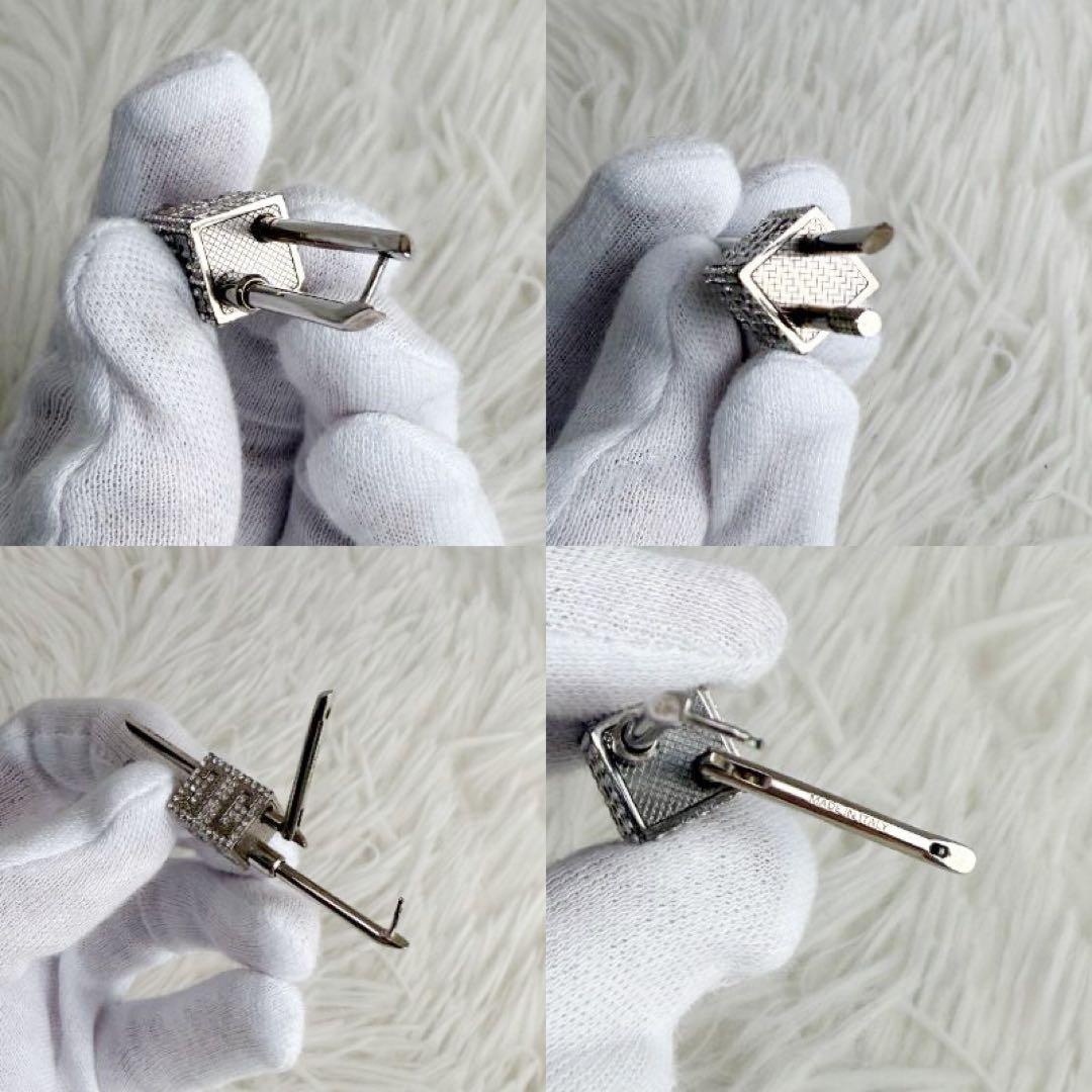美品♡Givenchy ジバンシー 4G クリスタル パドロック 片耳 ピアス