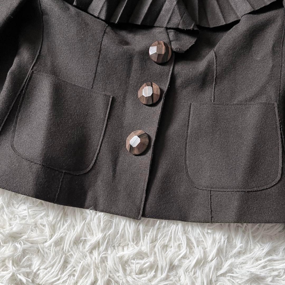 Ferragamo サルヴァトーレ フェラガモ フリルカラージャケット