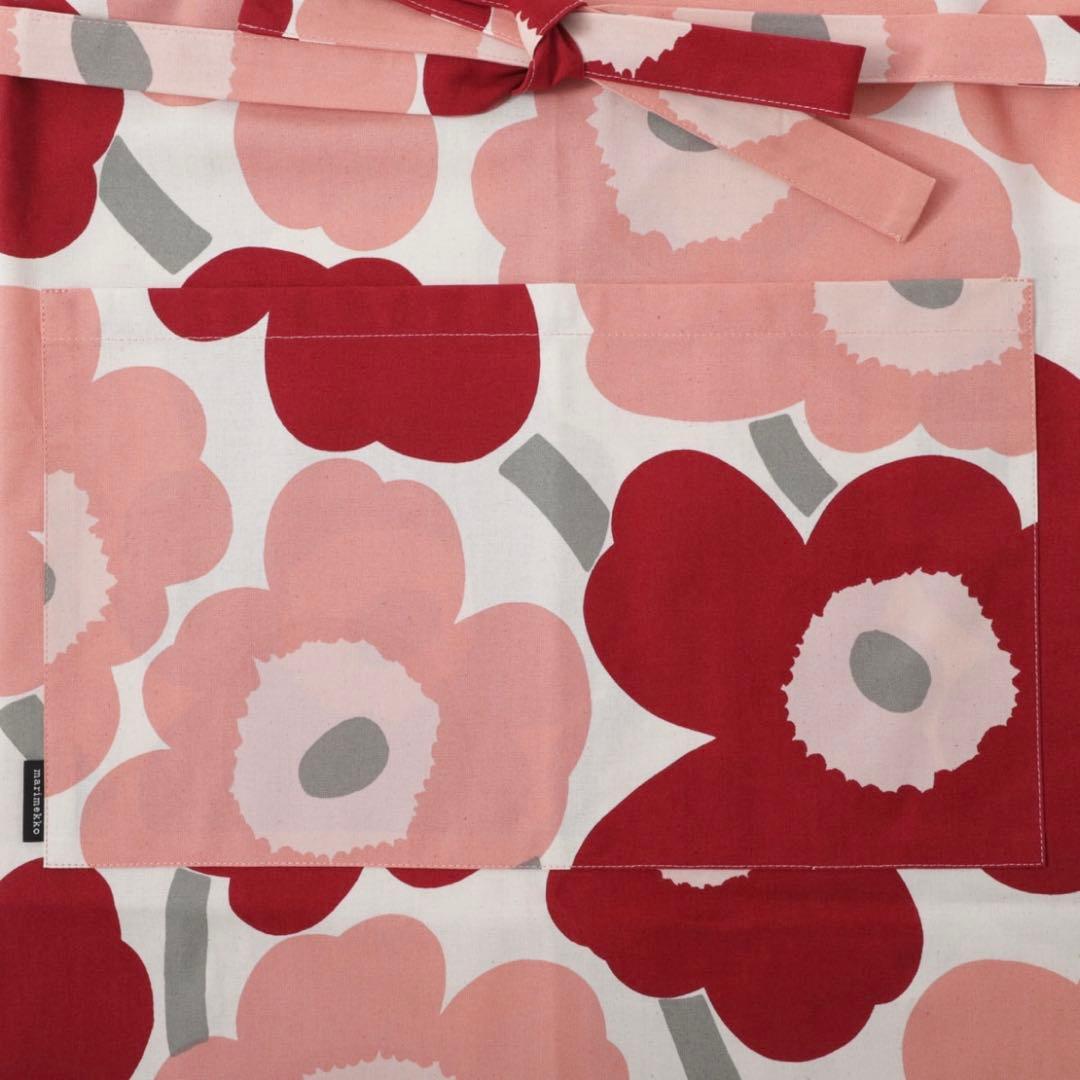 新品 マリメッコ Pieni Unikko ウニッコ エプロン チェリー