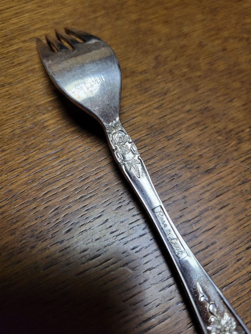 銀製　フォーク　44g