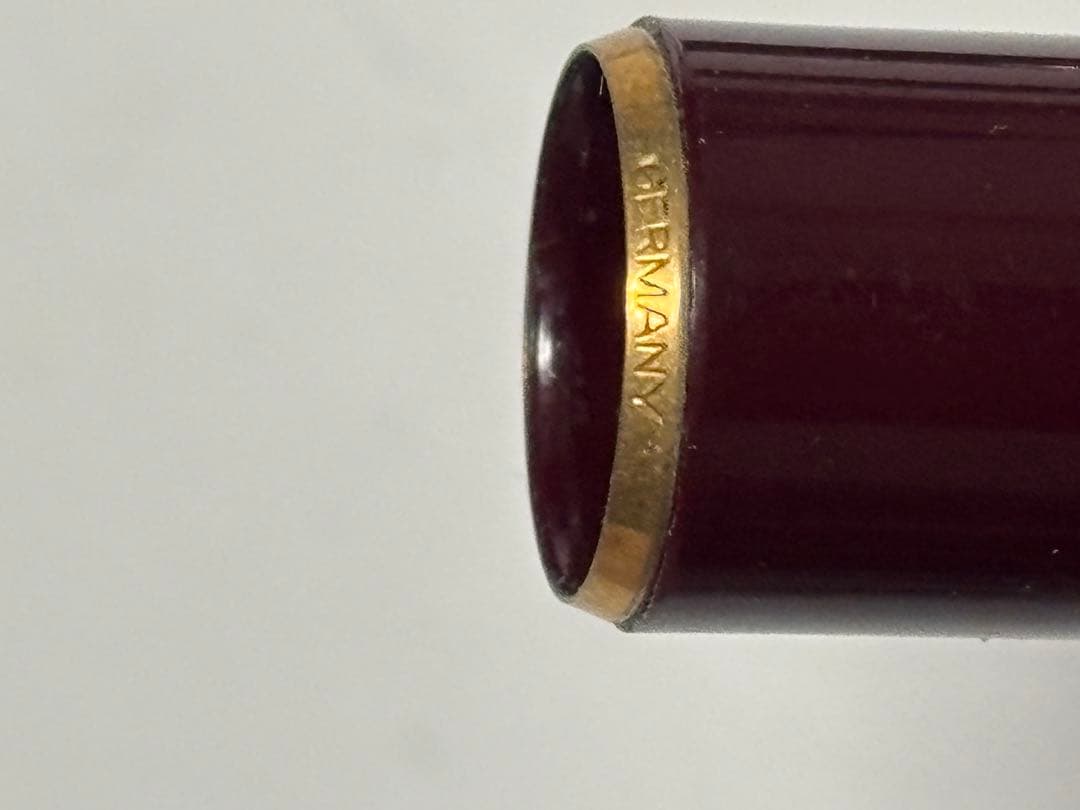 14k 585 MONTBLANC モンブラン 万年筆 ボルドー　筆記未確認