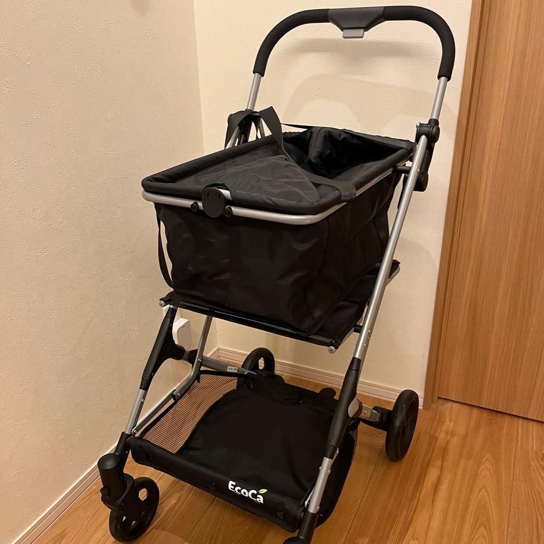 美品 EcoCa エコカ 保冷マイバッグ　ショッピングカート 軽量 コンパクト
