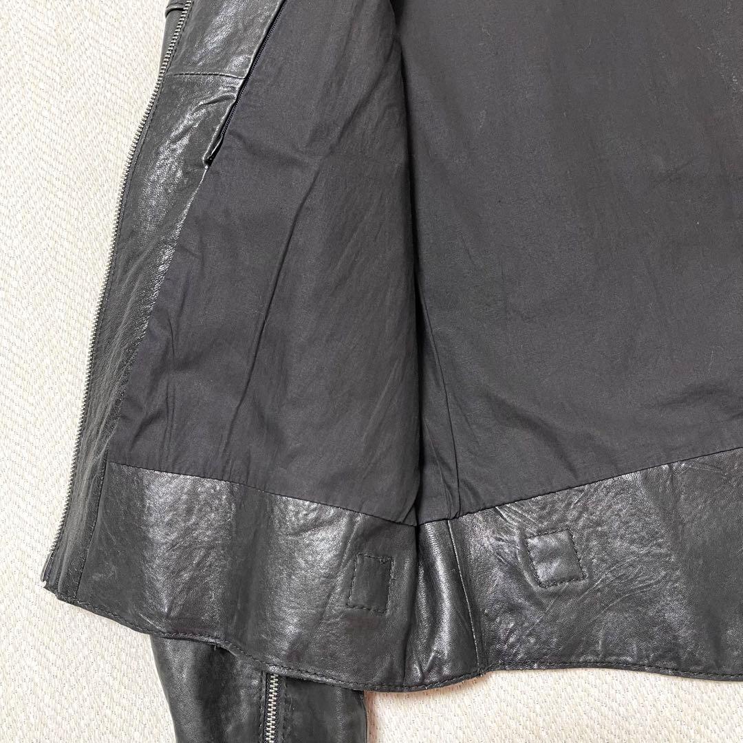 美品 BEAMS 本革 レザーライダース Y2K アーカイブ