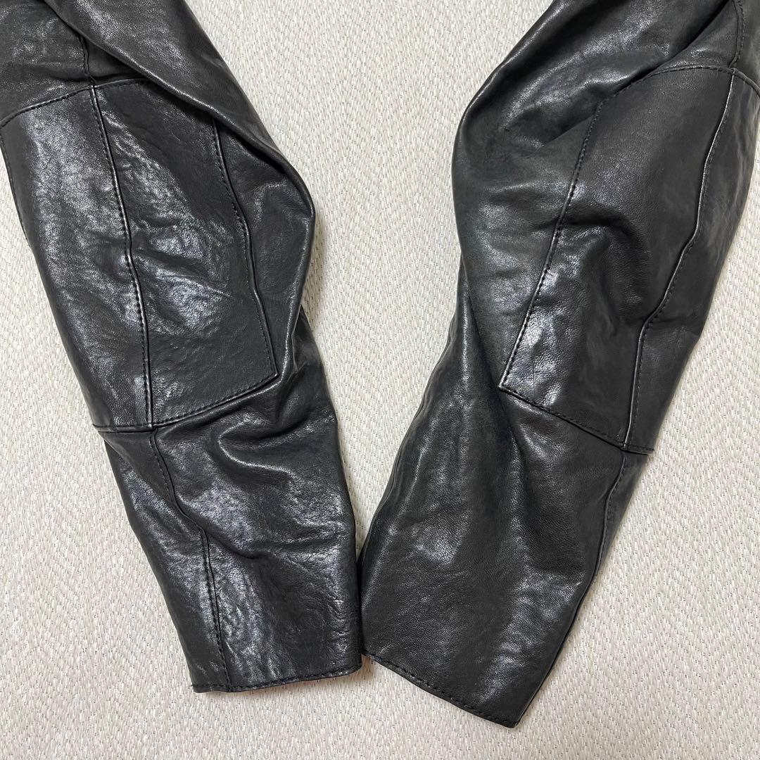 美品 BEAMS 本革 レザーライダース Y2K アーカイブ