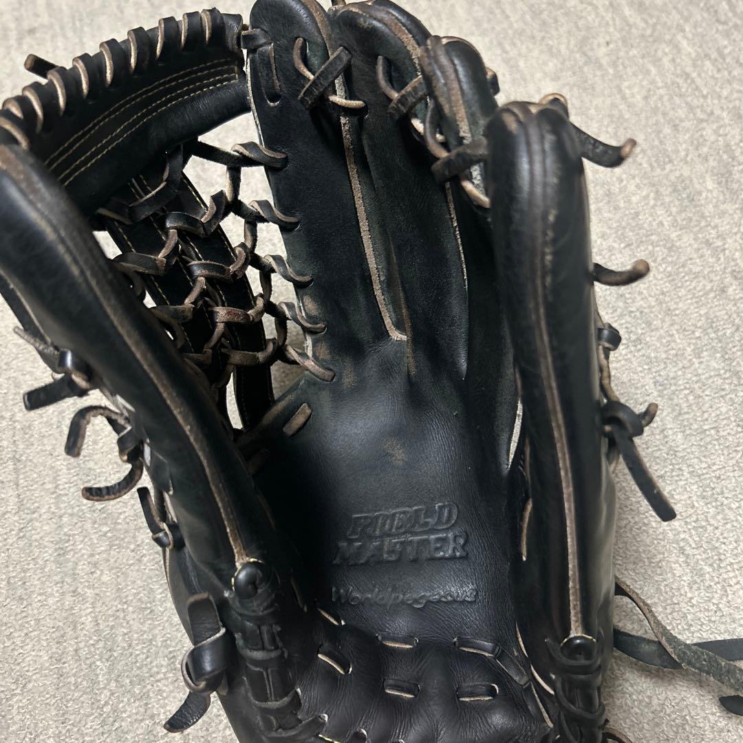 硬式グローブ　外野用 ワールドペガサス　野球　黒