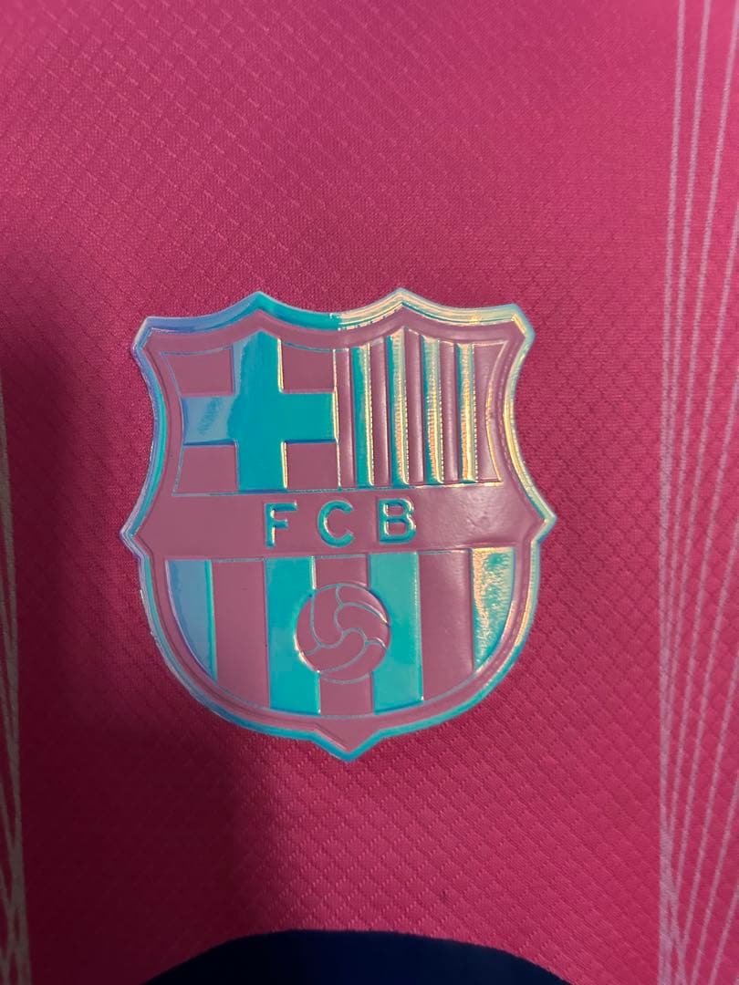す*り様 FC Barcelona Nike ピンクシャツ