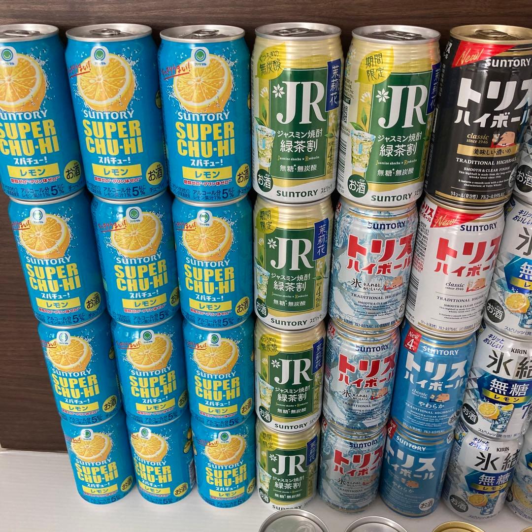 350cc缶 42本　お酒詰め合わせ　チューハイ　ハイボール　レモン