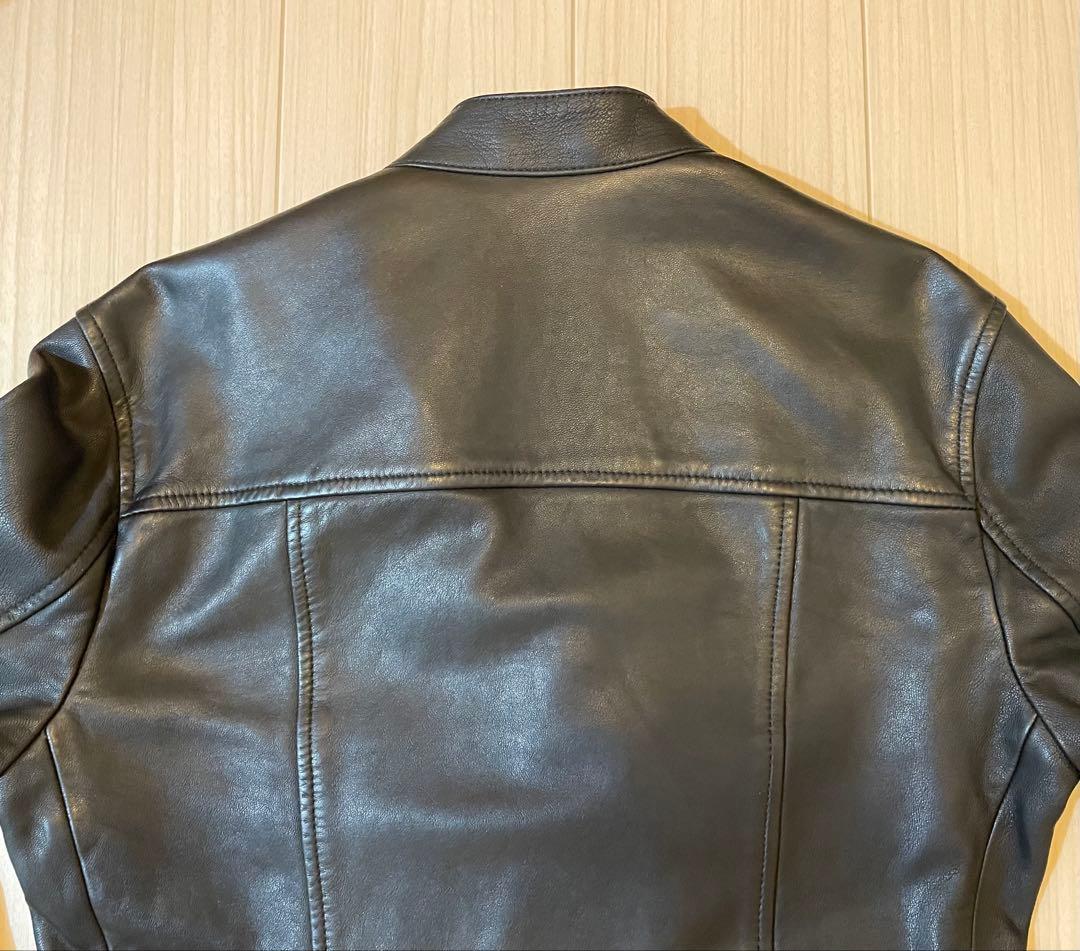 美品ALL SAINTS オールセインツ ラムレザー ライダースジャケット XS