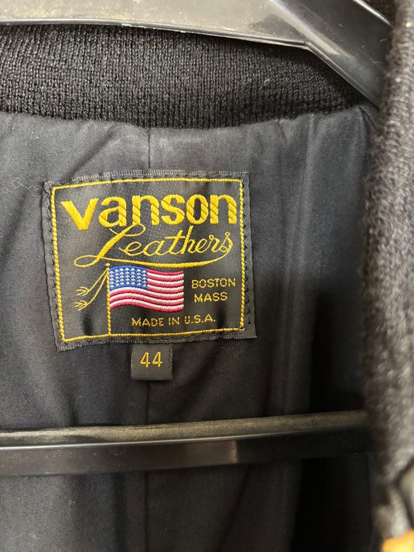 vanson クロスボーンレザージャケット　サイズ44 最終値下げ