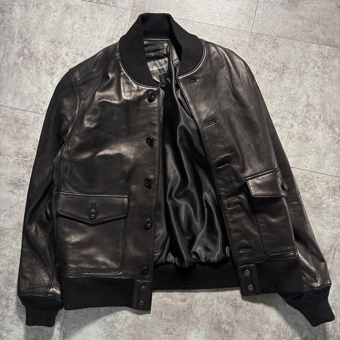 極美品　00s Eddie Bauer A-1 leather blouson