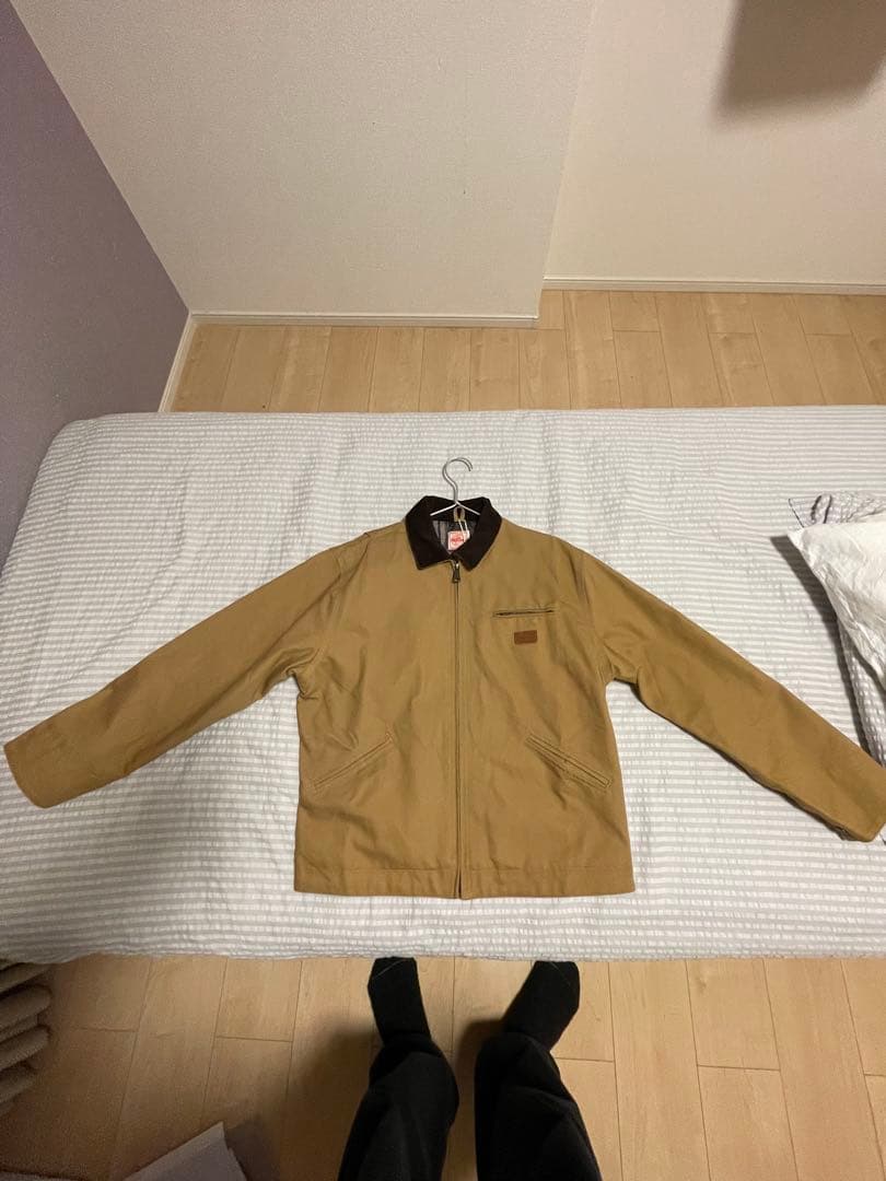 デトロイトジャケット　ダックジャケット ベージュ　カーハート風